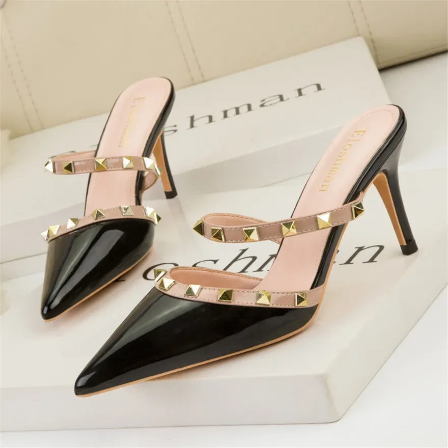 Pointy Toe High Heels - Piña Colada