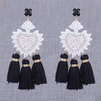Tassel Earrings Boho - Piña Colada