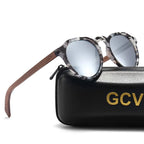 Walnut Wood Sunglasses - Piña Colada