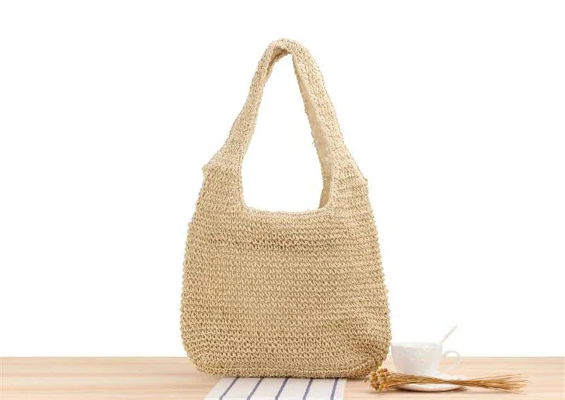 Straw Women Shoulder Bags - Piña Colada