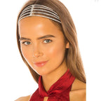 Rhinestone Head Chain - Piña Colada