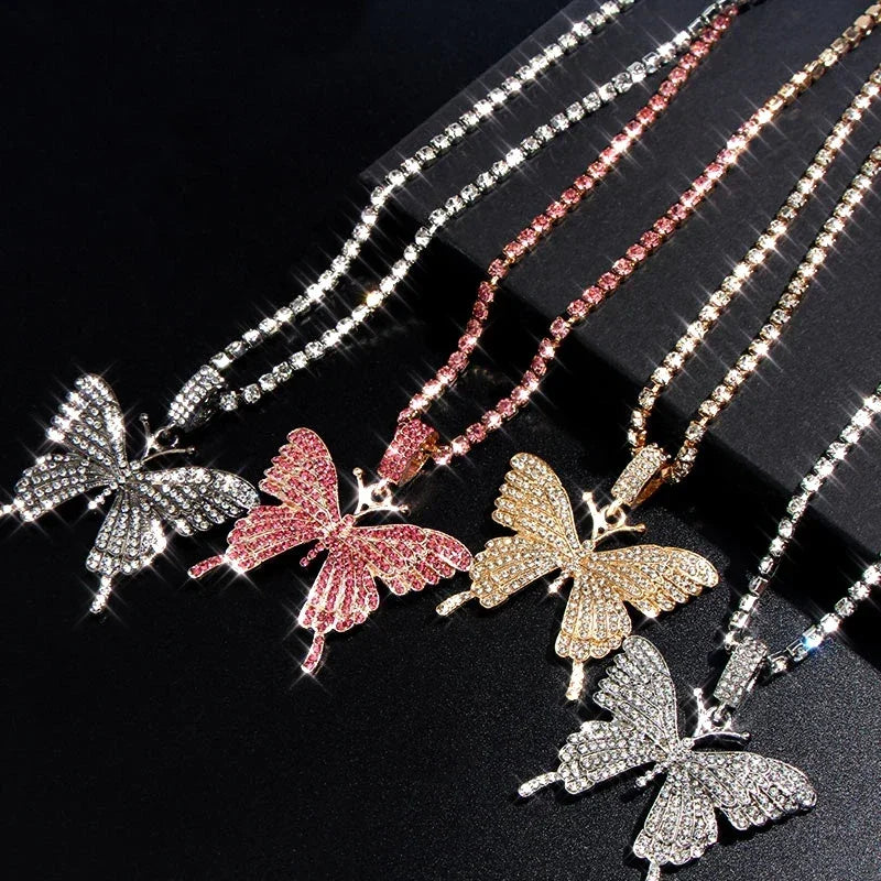 Big Butterfly Pendant - Piña Colada