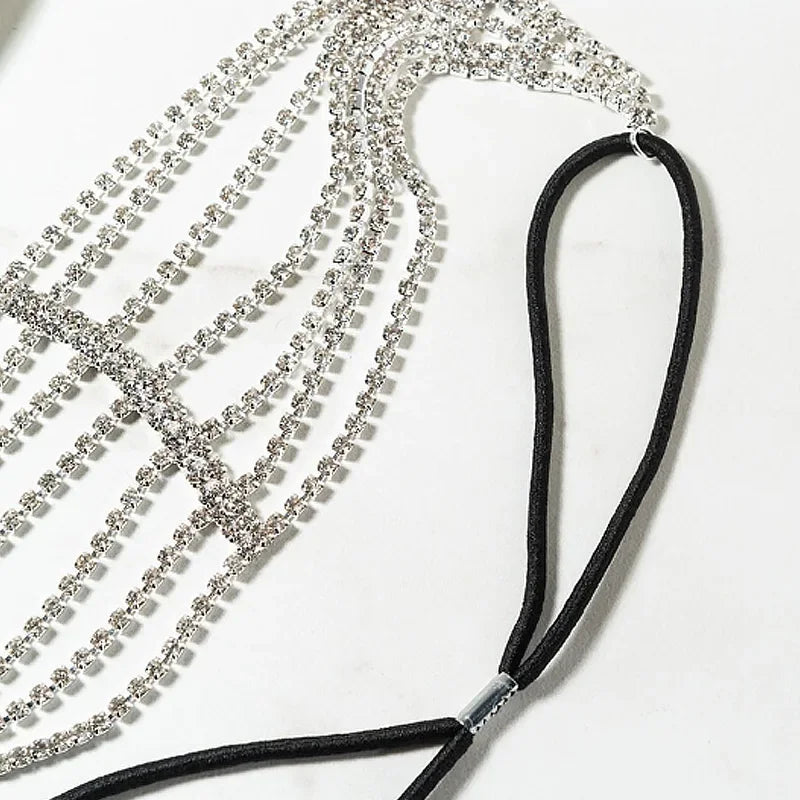 Rhinestone Head Chain - Piña Colada