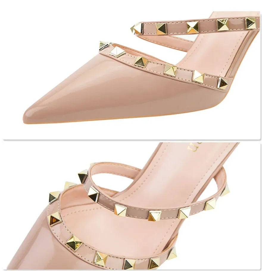 Pointy Toe High Heels - Piña Colada