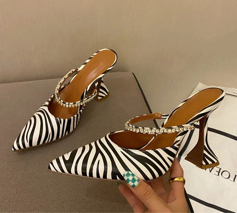 New Zebra Women Pumps - Piña Colada