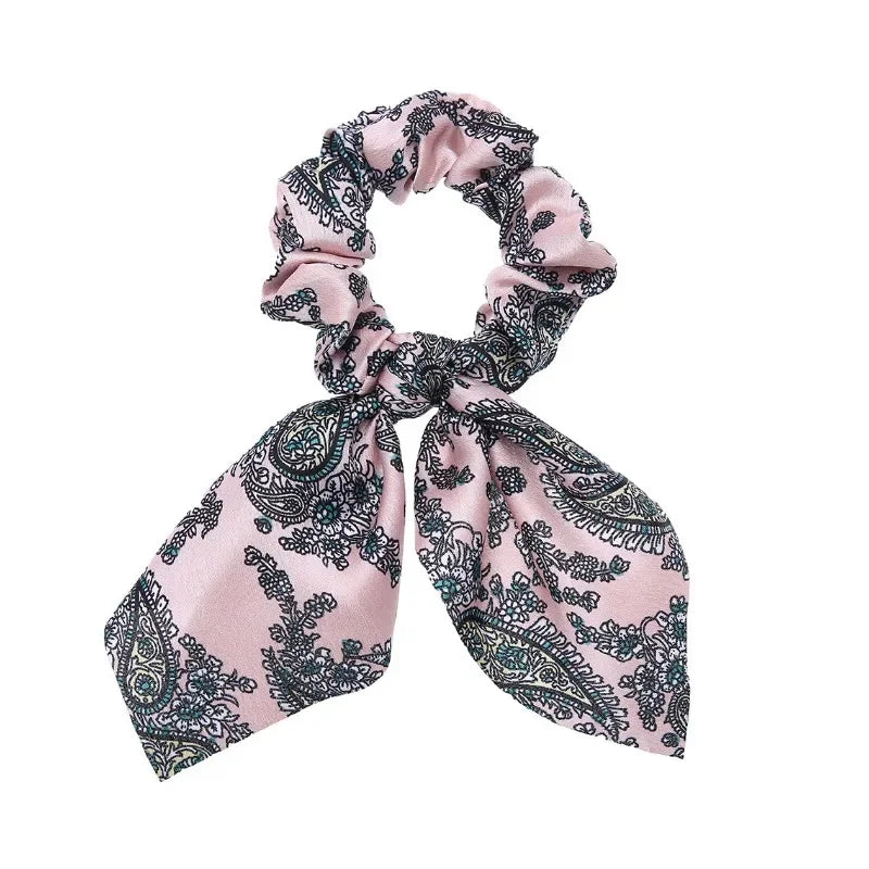 Bow Scrunchies - Piña Colada