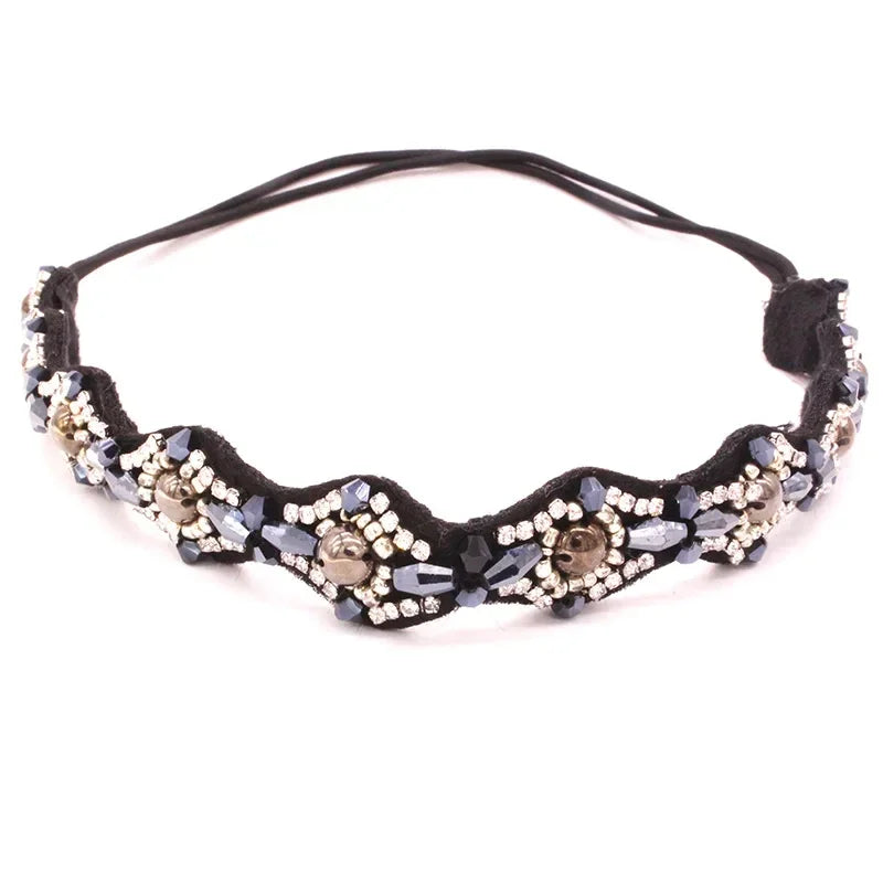 Seed Beads Handmade Headband Pearl - Piña Colada