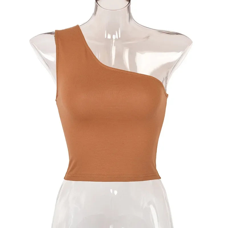 Backless Stretch Tank Top – Sleek Club Style - Piña Colada