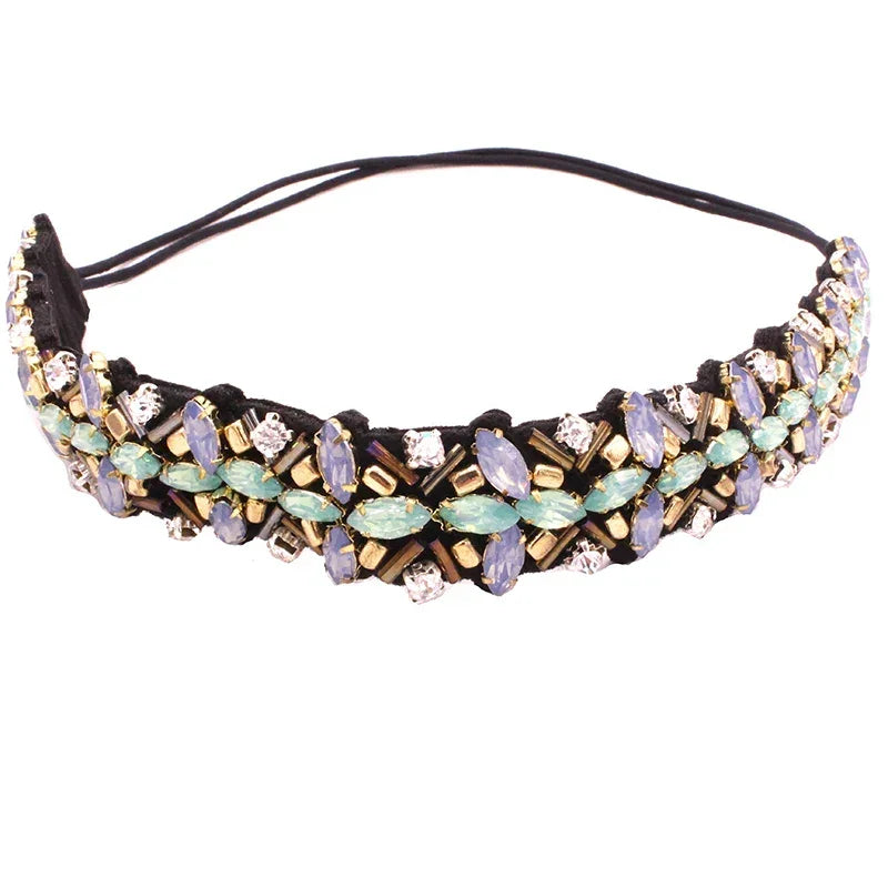 Seed Beads Handmade Headband Pearl - Piña Colada