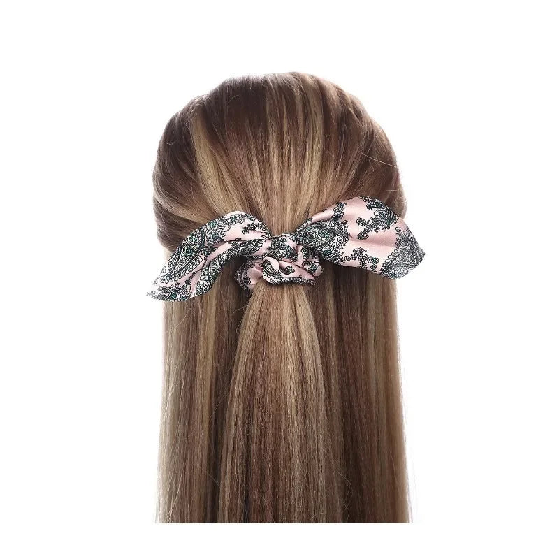 Bow Scrunchies - Piña Colada