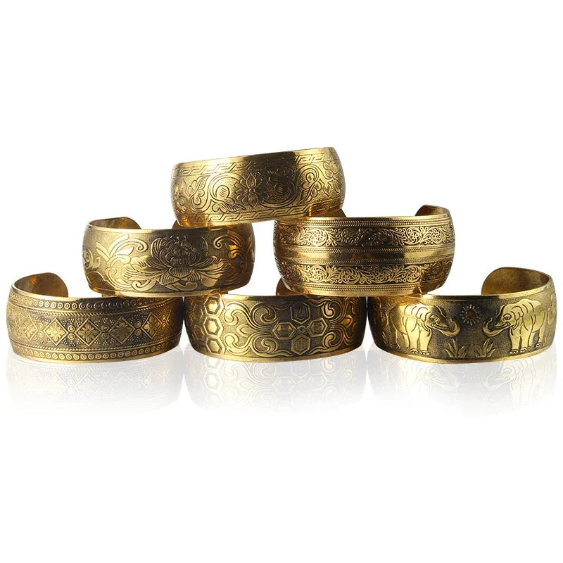 Vintage Cuff Bracelet - Piña Colada