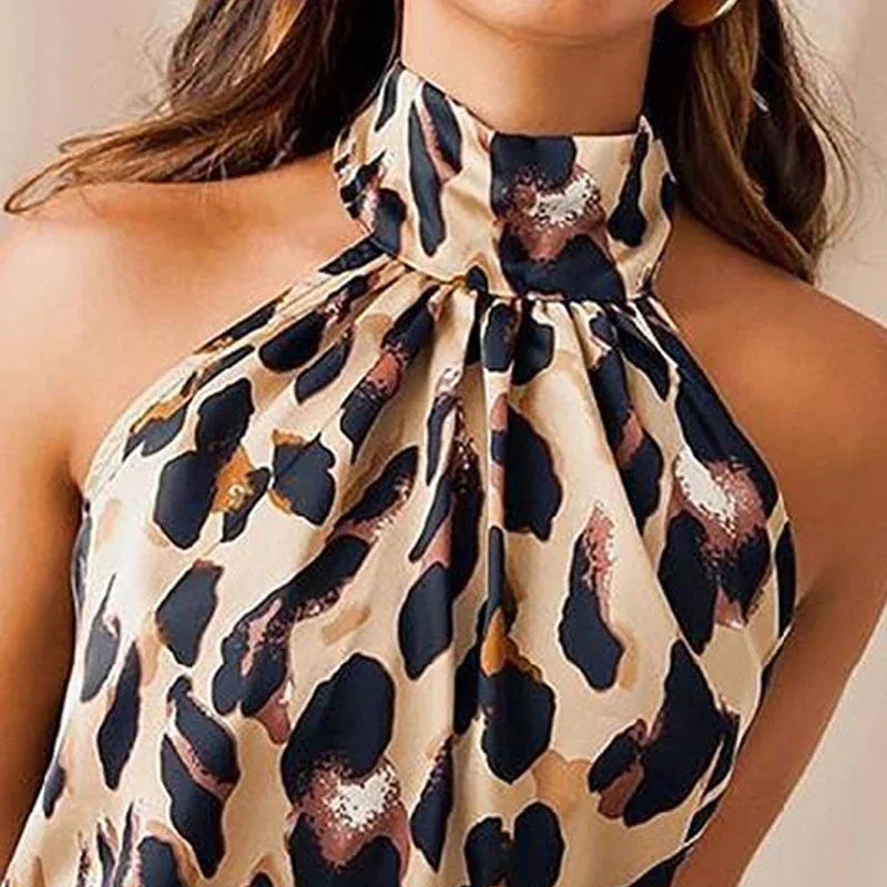 Leopard Print Tops - Piña Colada