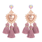Tassel Earrings Boho - Piña Colada