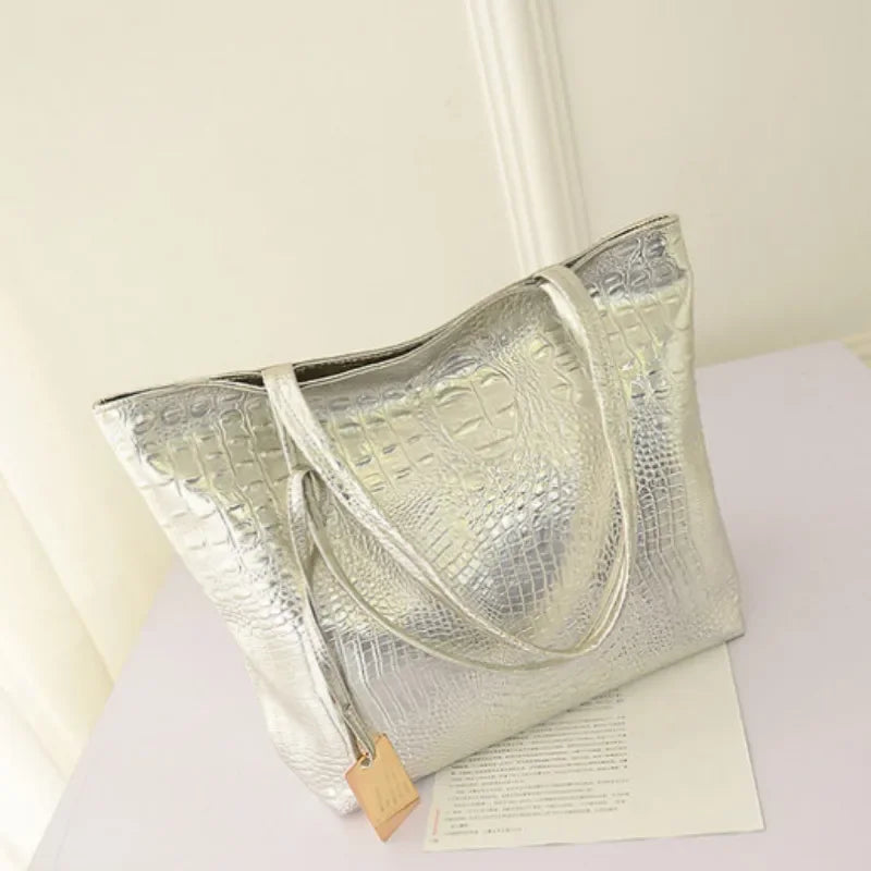 Shoulder Bags Crocodile - Piña Colada