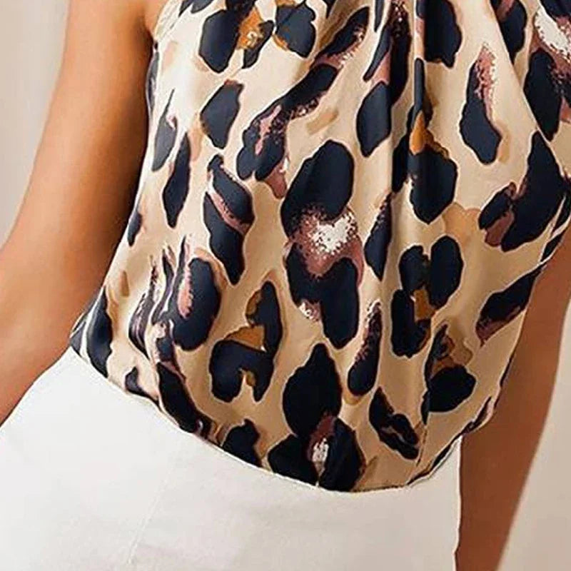 Leopard Print Tops - Piña Colada