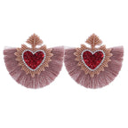 Tassel Earrings Boho - Piña Colada