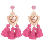 Tassel Earrings Boho - Piña Colada