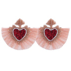 Tassel Earrings Boho - Piña Colada
