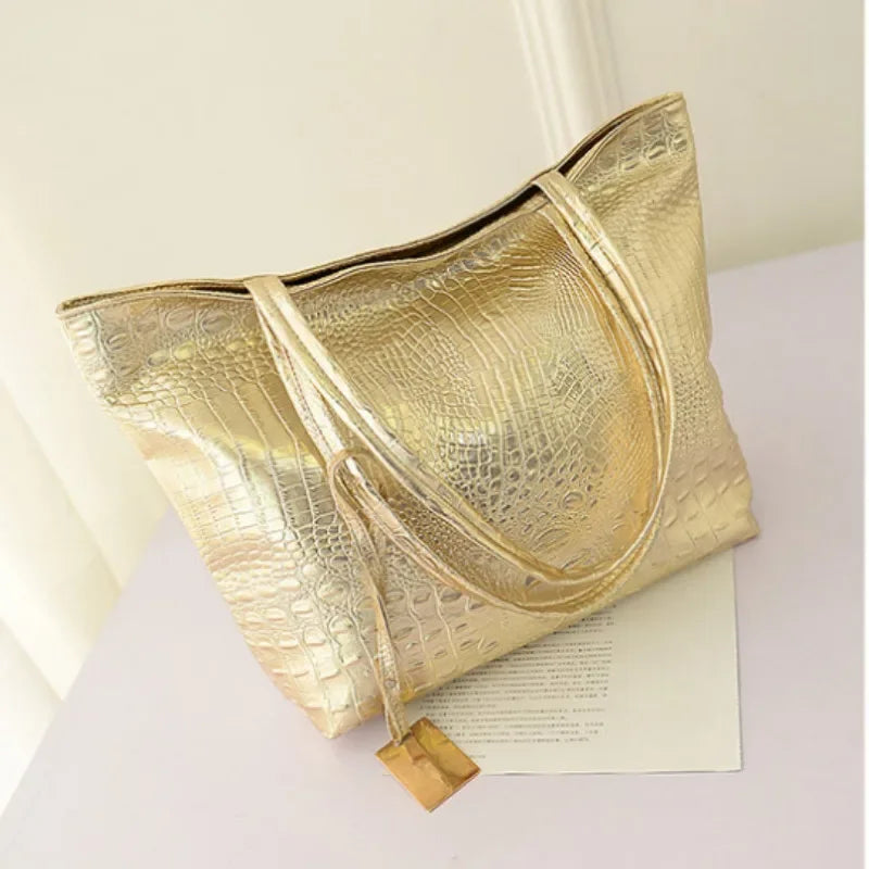 Shoulder Bags Crocodile - Piña Colada