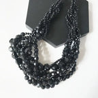 Acrylic Beads Braided Choker Necklace - Piña Colada