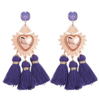 Tassel Earrings Boho - Piña Colada