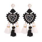 Tassel Earrings Boho - Piña Colada