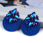 Bold Cotton Drop Earrings - Piña Colada