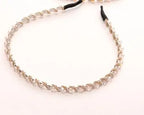Crystal Pearl Rhinestone Hairband - Piña Colada