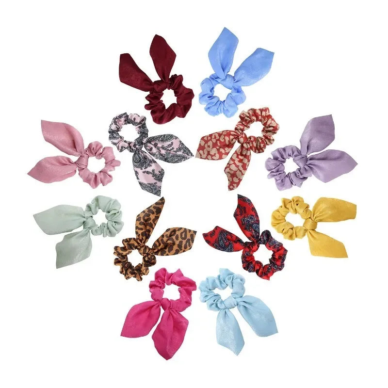 Bow Scrunchies - Piña Colada