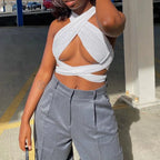 Minimalist Sexy Stretch Tank Top - Piña Colada