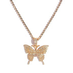 Big Butterfly Pendant - Piña Colada