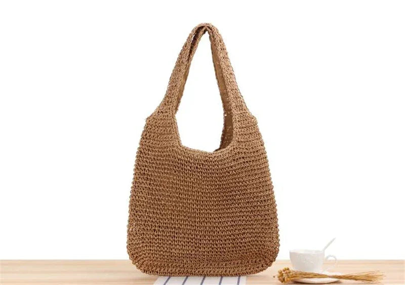 Straw Women Shoulder Bags - Piña Colada