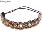 Seed Beads Handmade Headband Pearl - Piña Colada