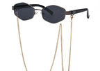 Small Frame Hexagon Sunglasses - Piña Colada