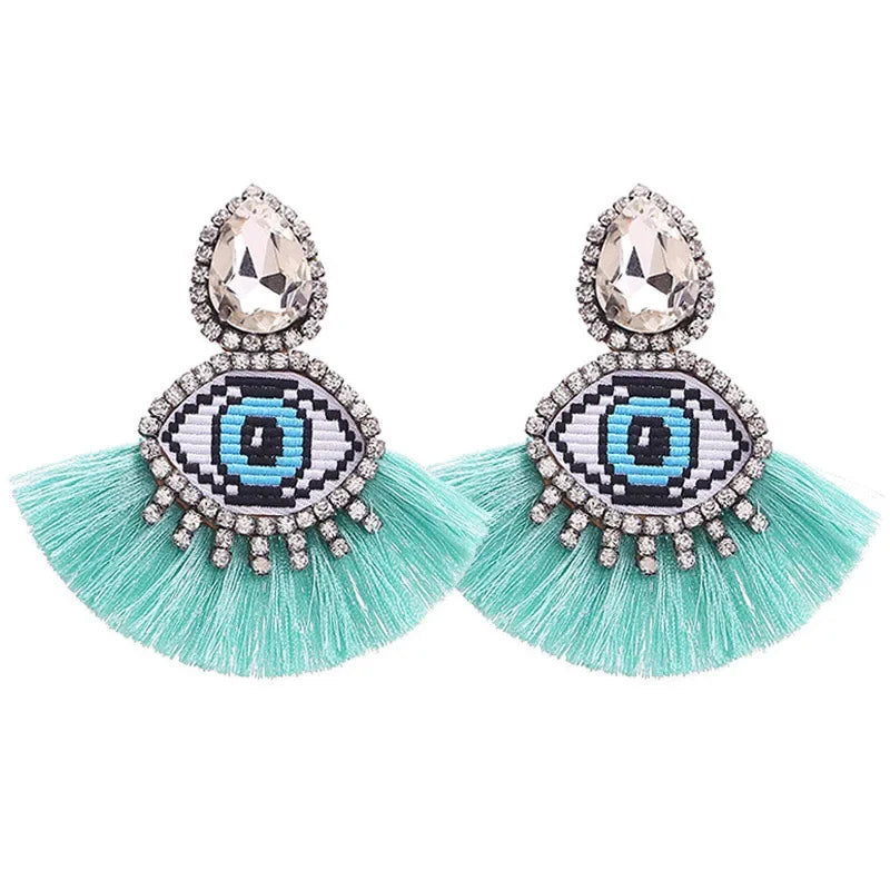 Tassel Earrings Boho - Piña Colada