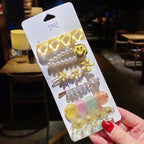 Trendy Geometric Hairpins for Women - Piña Colada