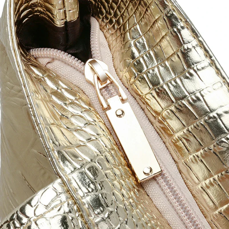 Shoulder Bags Crocodile - Piña Colada