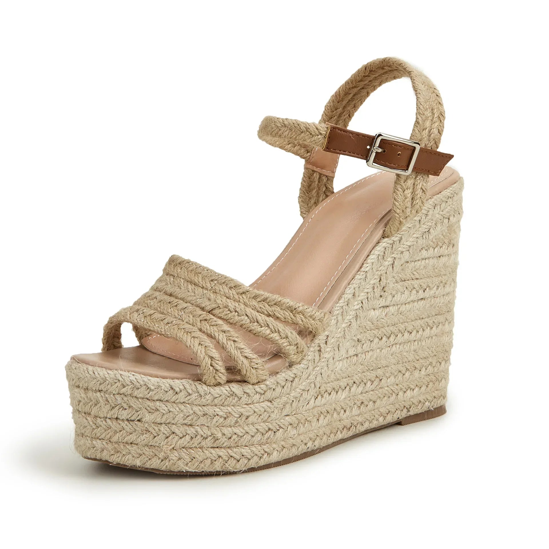 Sandales European Fashion Peep Toe - Piña Colada