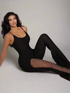 Mesh Jumpsuit for Women - Piña Colada