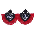 Tassel Earrings Boho - Piña Colada