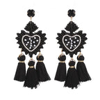 Tassel Earrings Boho - Piña Colada