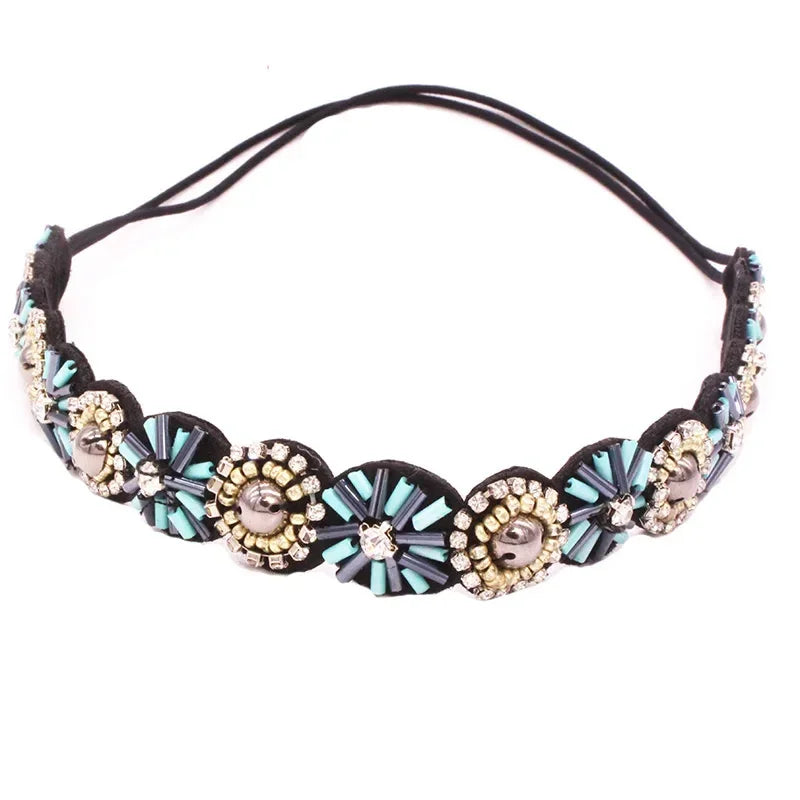 Seed Beads Handmade Headband Pearl - Piña Colada
