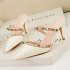 Pointy Toe High Heels - Piña Colada