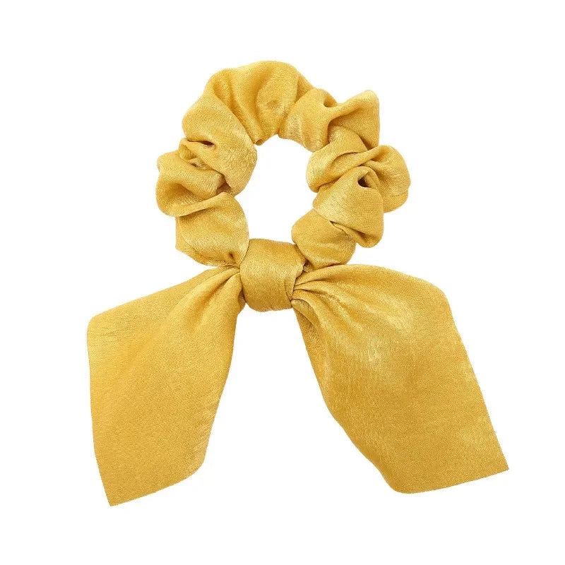 Bow Scrunchies - Piña Colada
