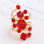 Crystal Stone Rings - Piña Colada