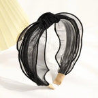 Hairband Solid Color Lace Headband - Piña Colada