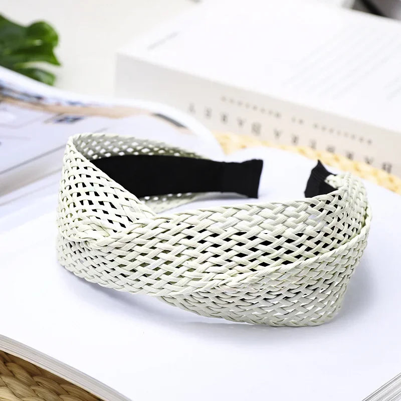 Headband Hair Band Weaving Cross - Piña Colada
