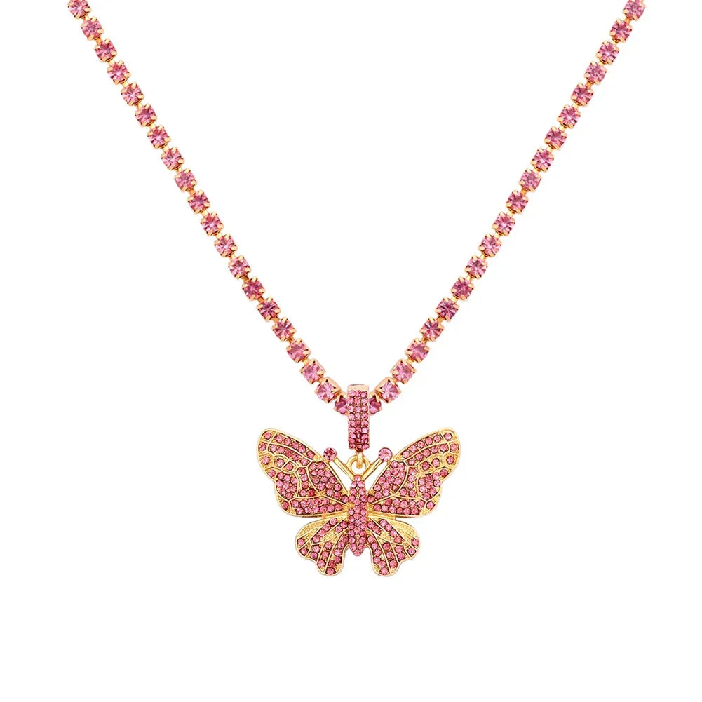 Big Butterfly Pendant - Piña Colada