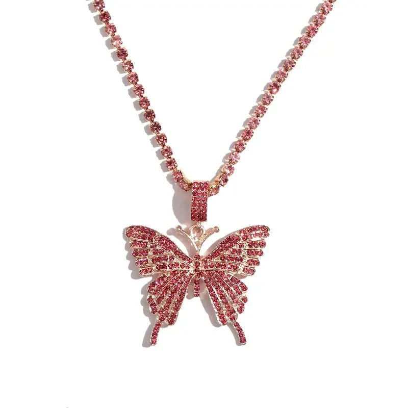 Big Butterfly Pendant - Piña Colada