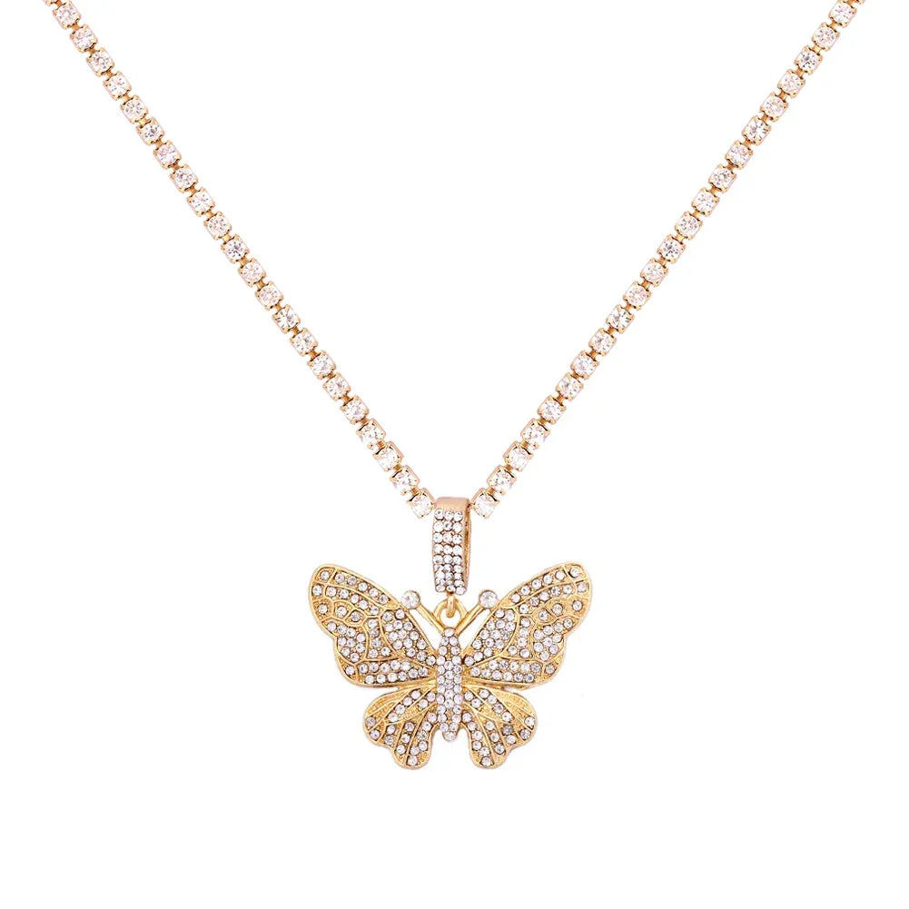 Big Butterfly Pendant - Piña Colada